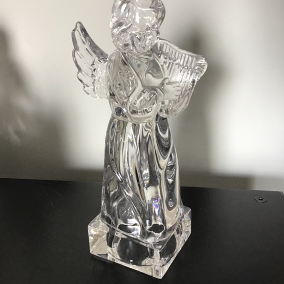 Vintage Mikasa Lead Crystal Angel / Herald Collection / Harp - Picture 5 of 5